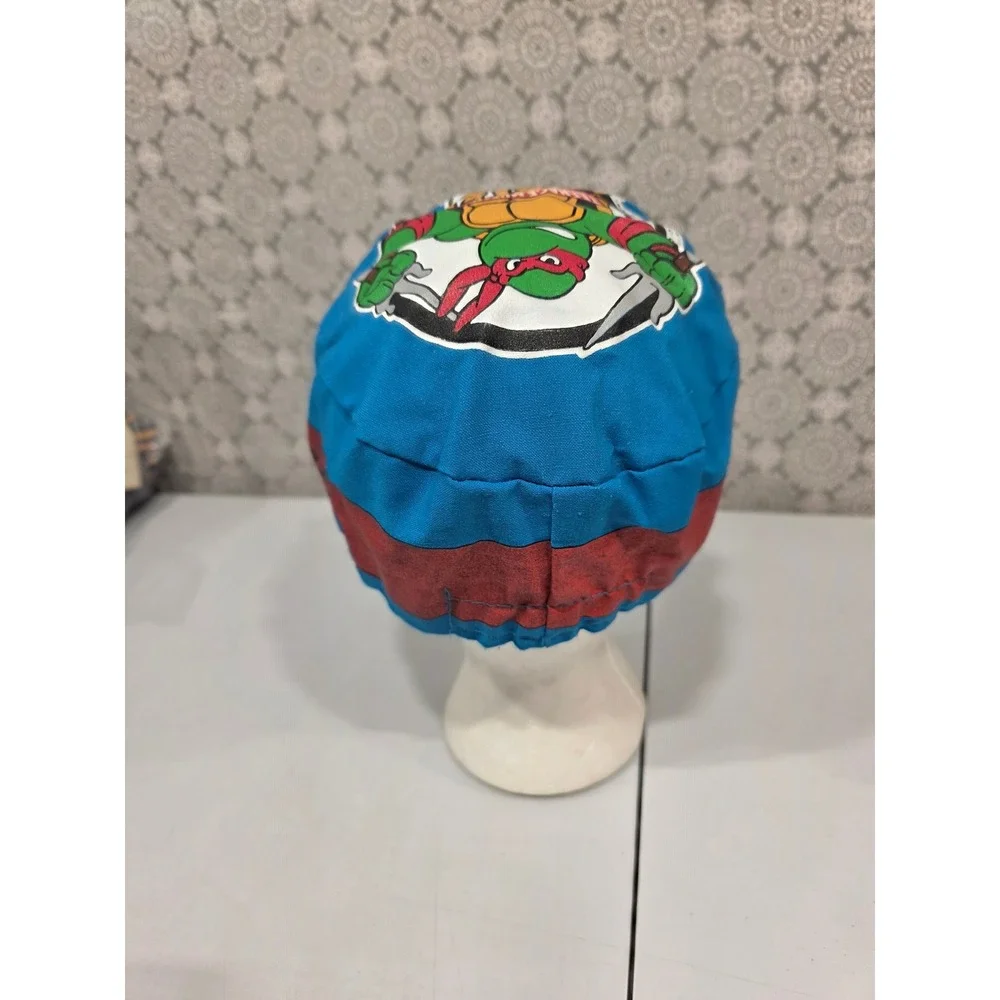 Kids Teenage‎ Mutant Ninja Turtles Raphael Blue Baseball Cap One Size 1990 READ